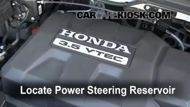 2008 Honda Ridgeline RTL 3.5L V6 Power Steering Fluid Add Fluid